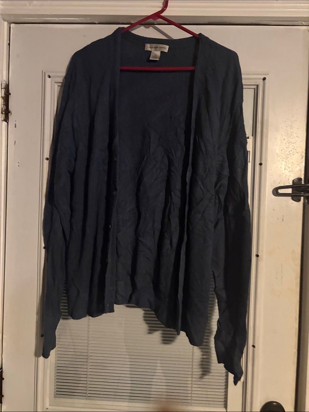 Cypress links Deep Slate Blue Open-Front Cardigan